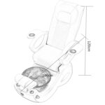 Relx RX01 Pedicure Chair Dimension-2