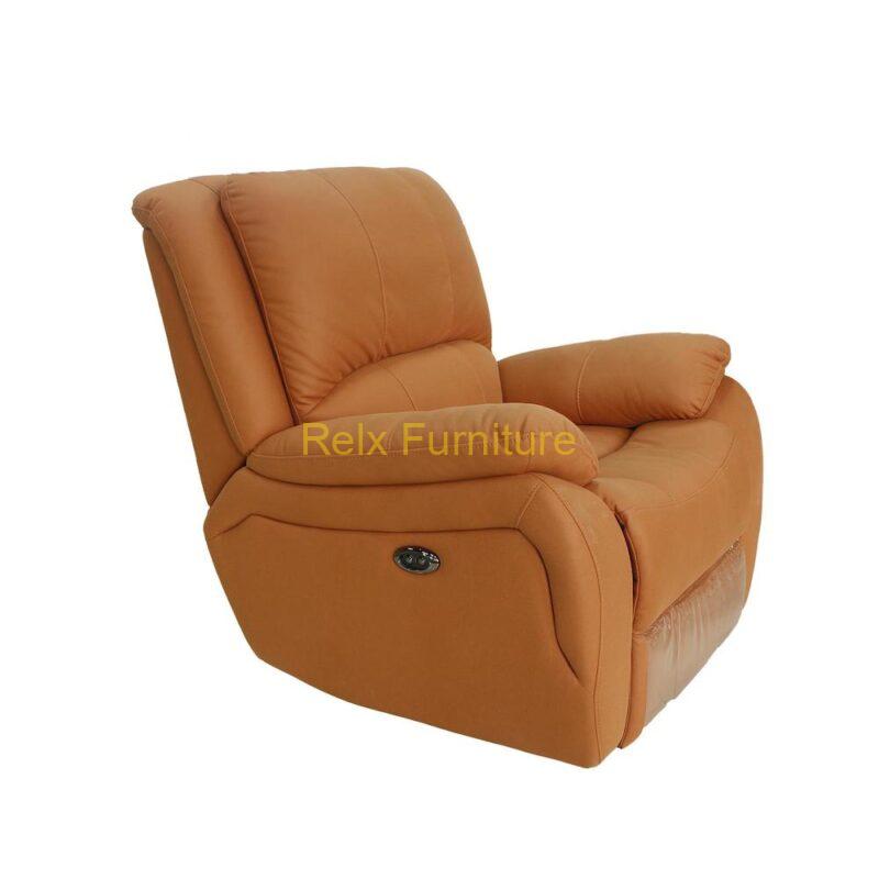 Relx RC2002 Microfiber Recliner Chair Orange