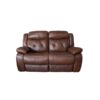 Relx RC2003 Double Reclienr Chair Brown Leather